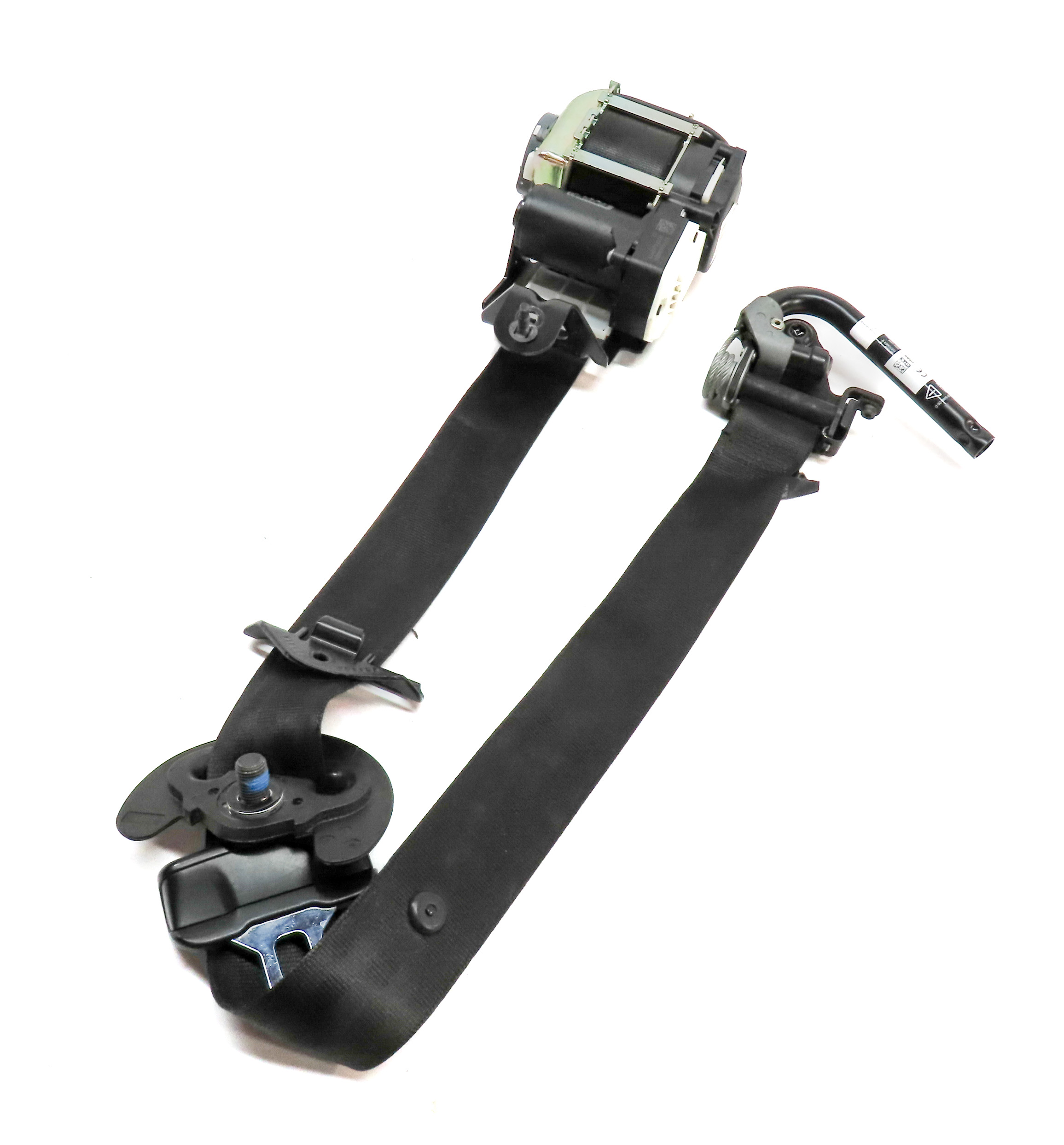 2014-2016 RANGE ROVER SPORT (L494) FRONT LEFT DRIVER SEATBELT RETRACTOR (Black) — exact item pictured